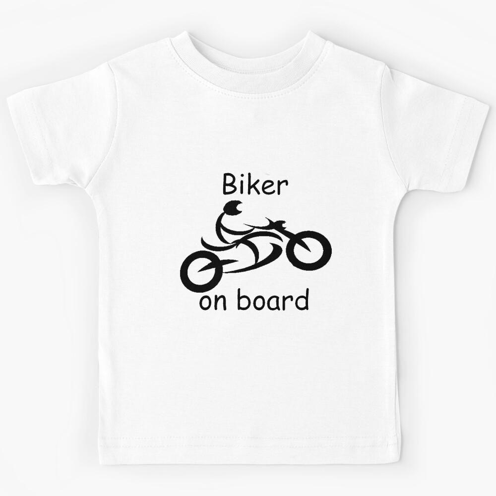 Biker on board 5 Kids T-Shirt 130