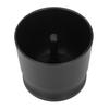 Coffee Powder Picker Aluminum Alloy Ergonomic Coffee Powder Receiver for 51mm 53mm 58mm Portafilter Black