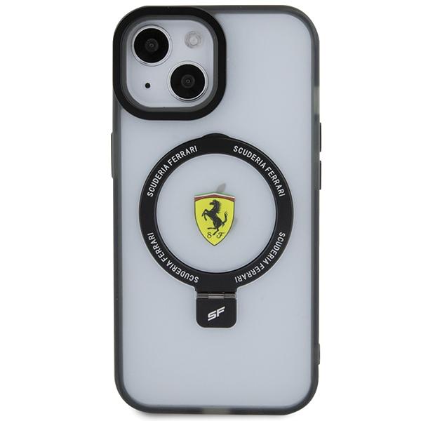 Ferrari Fehmp15Muscah Iphone 15 Plus / 14 Plus 6.7 Transparent Hardcase Ring Stand 2023 Collection Magsafe