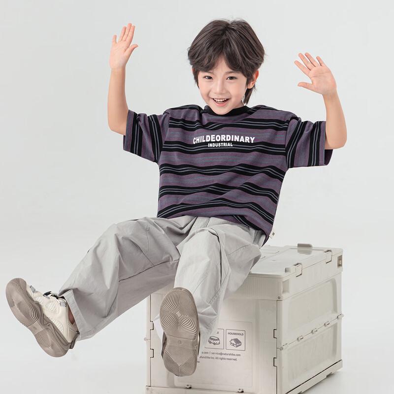DuoDuoJia Boys' Printed Striped T-Shirt