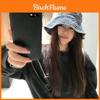 Denim Fisherman Hat For Women Men With Wide Brim Sun Protection Breathable Casual Style