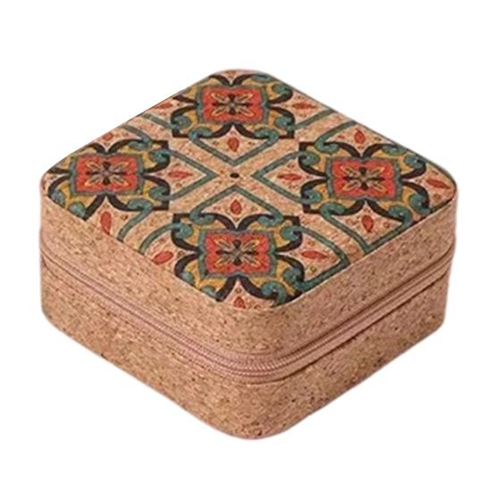 Vintage Jewelry Box, with Soft Interior Organizer, Lightweight Portable Travel Storage Case for Rings Earrings Necklaces