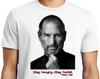 Big Guys Rule Big and Tall Steve Jobs Quote and Photo T Shirt