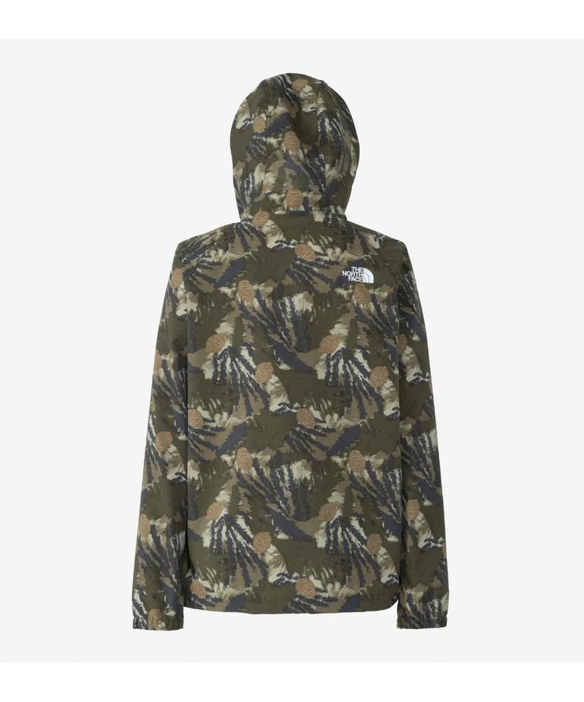 The North Face Novelty TNF Be Free Paint Plant Size L Jacket, Khaki,