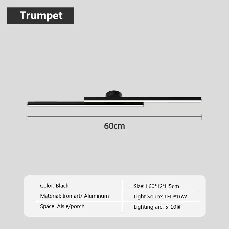 

Современный светодиодный потолочный светильник с дистанционным управлением, длинные светодиодные полосы света для спальни, гостиной, коридора, кухни, балкона, бара, светодиодная лампа для дома Warm White