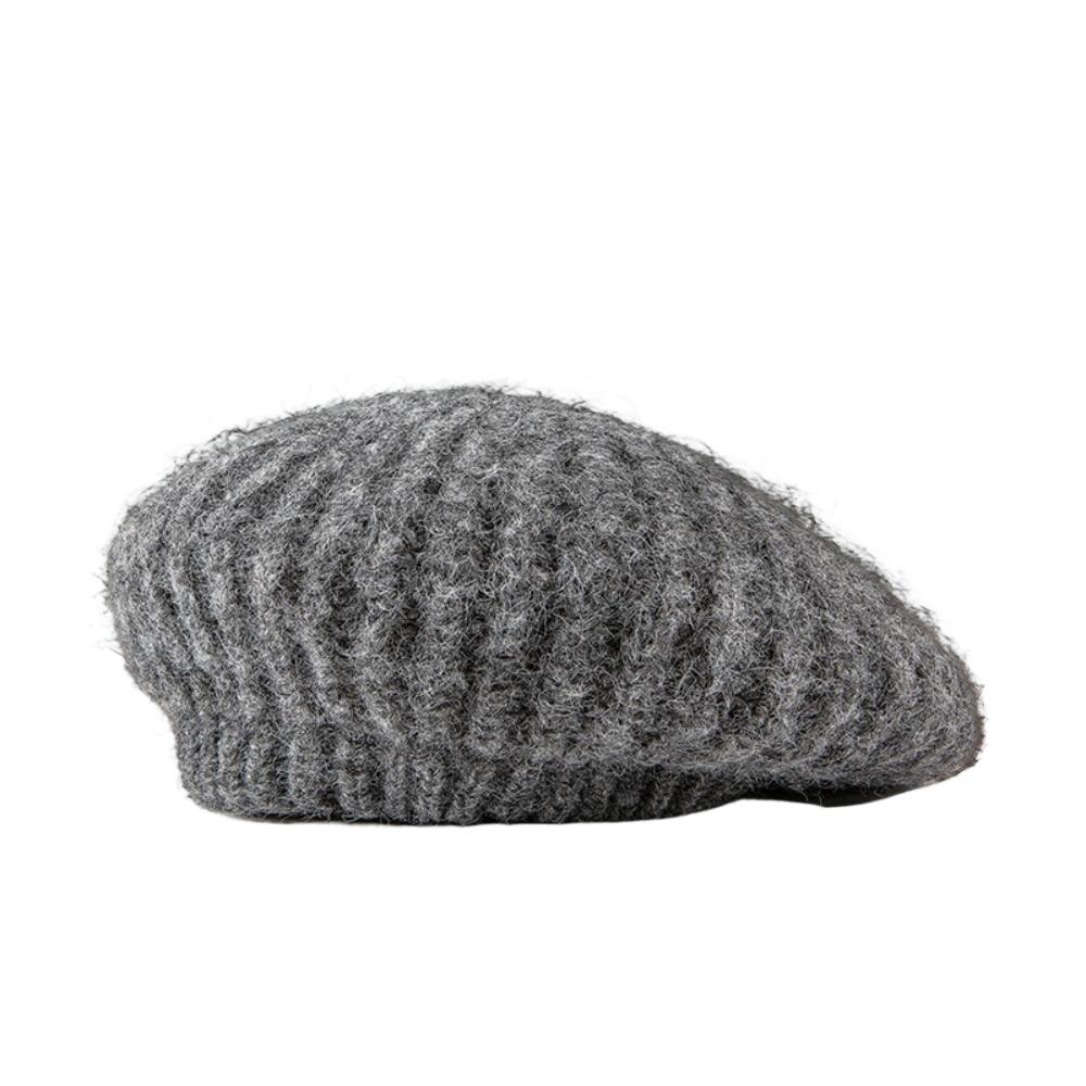 Elastic Knitted Berets British Style Artist Hat Fashion Newsboy Cap Outdoor