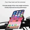 Universal Bicycle Phone Holder Metal GPS Mount for MTB Motorcycle Handlebar Antislip Stand Bracket for Cell Mobile Riding Moto