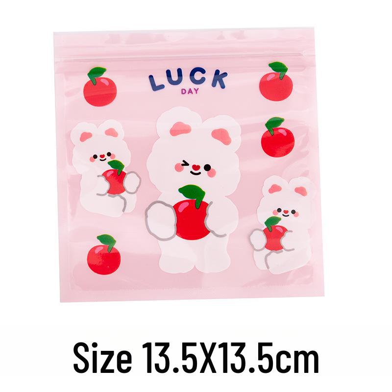 

Корейский милый медведь мешок для закусок и конфет с застежкой-молнией для мелких предметов 13.5*13.5