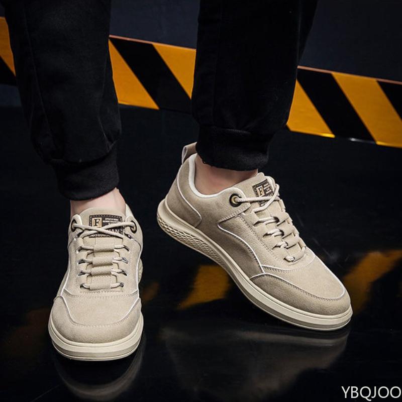 

Мода Весна Осень Новый Стиль Мужская мода Повседневная обувь Простая удобная универсальная Дышащая Осень на шнуровке Уличная Мужская обувь 44 бежевый