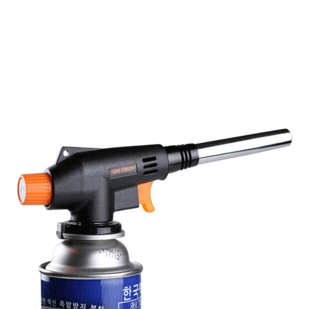 

Регулируемое пламя газовых зажигалок головка зажигания с обратным использованием кухонная струя паяльная лампа зажигалка для барбекю бутановая зажигалка чёрный