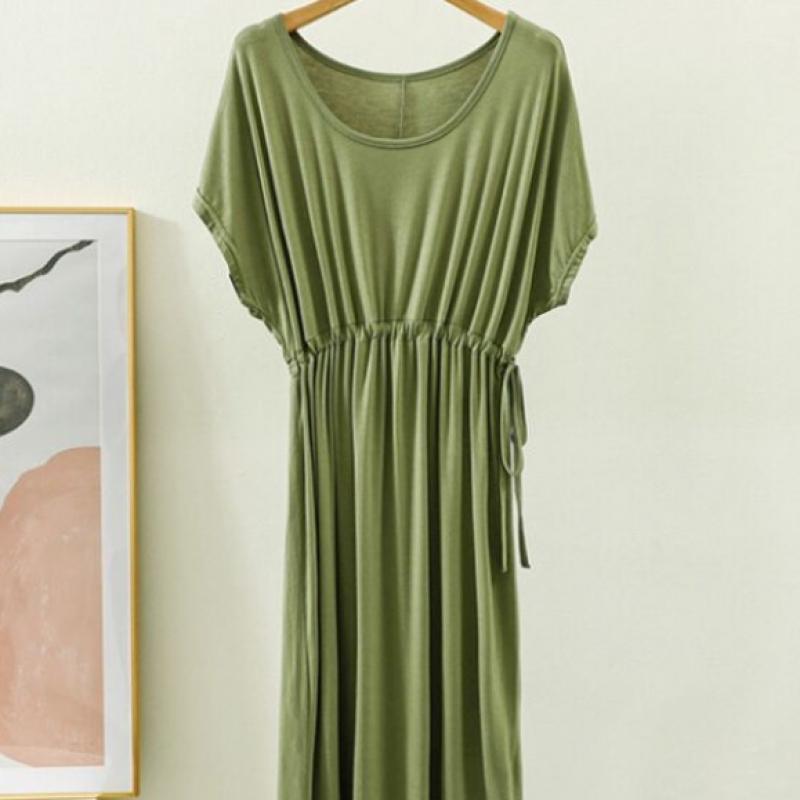 Shop   Women Summer Cooling Loose Fit Homewear Dress Won Wdr Webe395