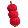 Red Tanghulu Shaped Plush Toy Cute Stuffed Doll Cartoon Kids Birthday Gifts