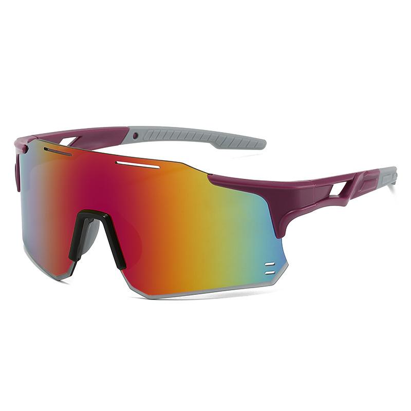 Men'S And Women'S Colorful Cycling Sunglasses, Windproof Sports Sunglasses 9351 Outdoor Sports Glasses
