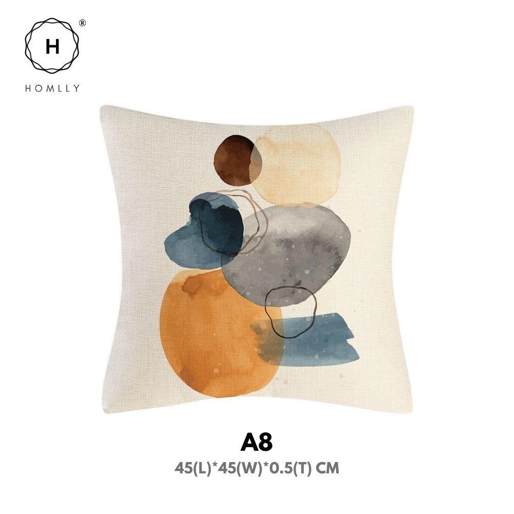 Homlly Dotti Abstract Mid Century Cushion Pillow Cover (X2PCS)