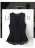2025 Women's Sleeveless Slim Fit Korean Style Vest – Lightweight, Versatile Tank Top for All Seasons