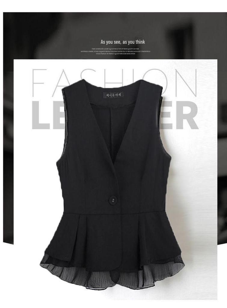 2025 Women's Sleeveless Slim Fit Korean Style Vest – Lightweight, Versatile Tank Top for All Seasons