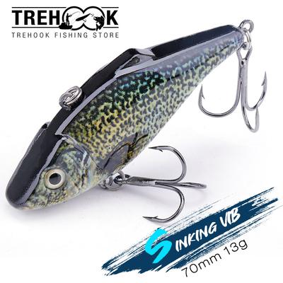 Rattling And VIB For Winter Fishing Tackle  70mm 13g Sinking Wobblers For Pike Perch Vib Lures For Fishing Crankbait