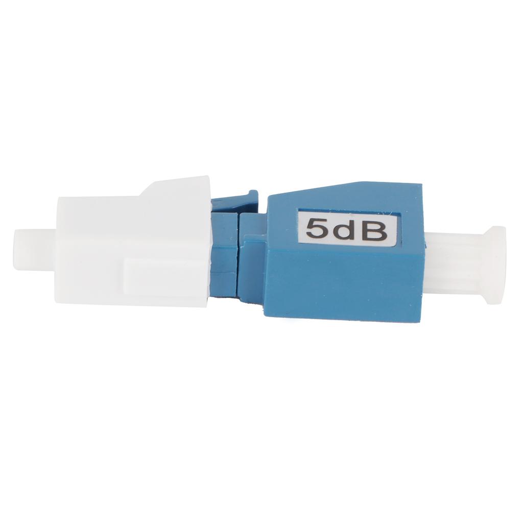 LC UPC5DB Optical Fiber Attenuator Connector SingleMode Male Female Adapter High Return Loss