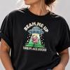 Beam Me Up This Place Sucks Funny Alien Ufo Cow Abduction Retro SciFi Sarcastic TShirt