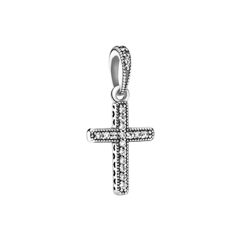 New Sparking Cross Angel Charm Bead Charms Dangle Authentic Snake Compatible With Copper Bracelets Necklaces Bead Charms Ideal For Diy Jewellery Women