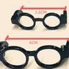 Miniature OB11 Doll Round Glasses Round Doll Mini Glasses Lovely Doll Round Glasses  Children Toy