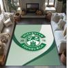 Tappeto Morbido per Pavimento Antiscivolo Hibernian FC Calcio Calcio Modello Tappeto per Interni Tappetino Decorazione Sportiva per Camera da Letto