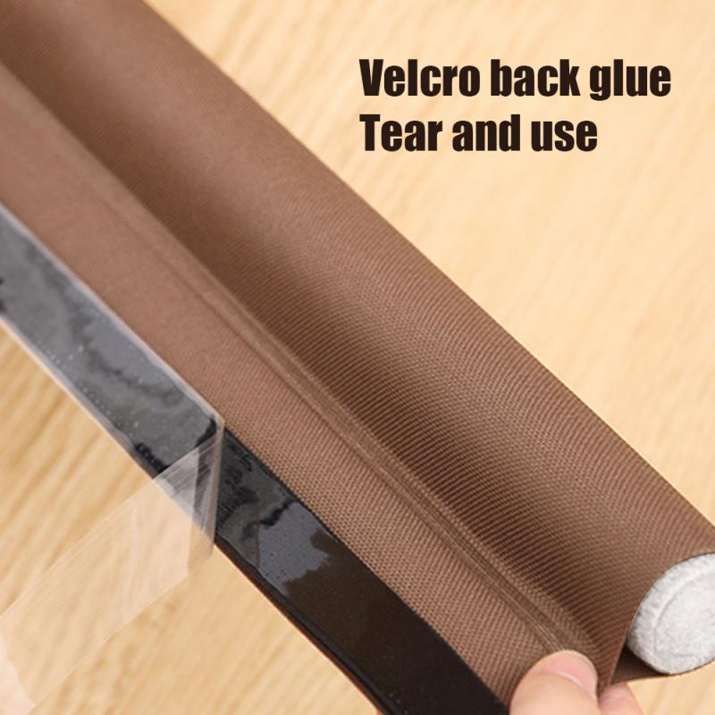 Adjustable Door Bottom Seal Strip Weatherstrip Under Door Draft Stopper Anti-Cold One Side Gap Blocker Foam Weather Strip