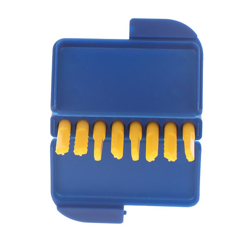 Hearing Aids Wax Guards Filters Aid Replacement Parts Supplies Cleaning Kit Easy-Open Blue Container Cleaning Tool