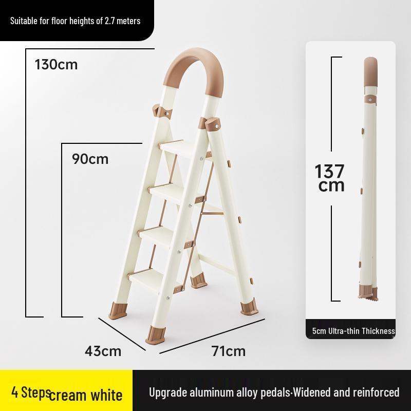 Multifunctional Telescopic Folding A-Frame Ladder – Portable, Lightweight & Indoor Use