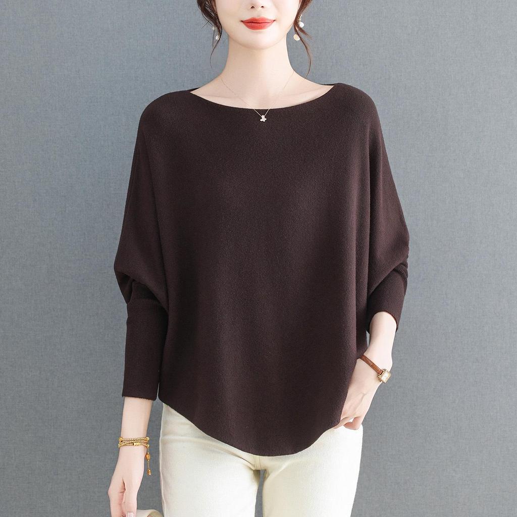 Übergroßer Fledermausärmel-Lockerer Pullover für Damen - Herbstkollektion 2025