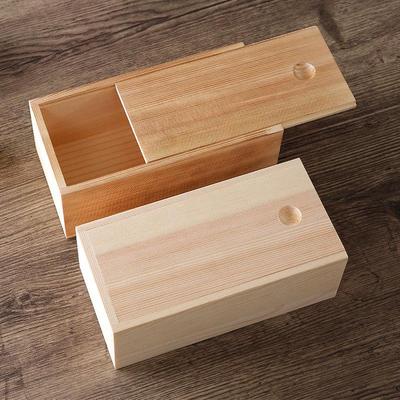 Rectangle Solid Wood Antique Storage Box for Tea and Gifts