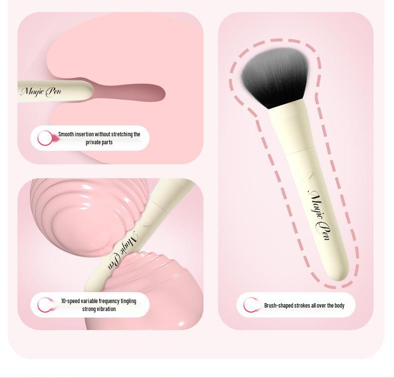 Youthful Handheld Makeup Brush Vibrator and Massage Stick