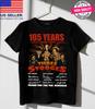 1920 2025 Camiseta The Three Stooges Aniversário Preta Unissex P-5GG 1H0707 Camiseta Unissex