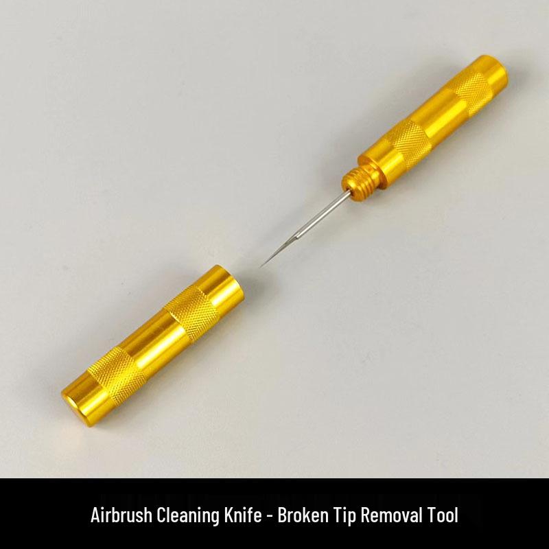 Airbrush Spray Gun Cleaning Kit: Includes Small Brush, Rinse Gun, Nozzle, and Four Ventilation Accessories for Auto Repair.