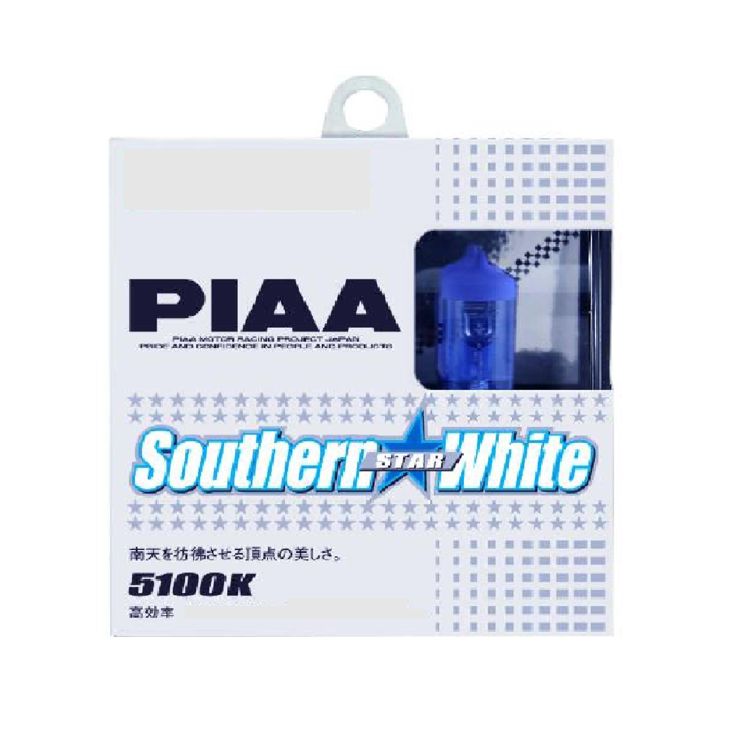 

PIAA Halogen Bulbs, Southern Star White, 5100K, H11, 12V, 55W, Pack of 2, H-515
