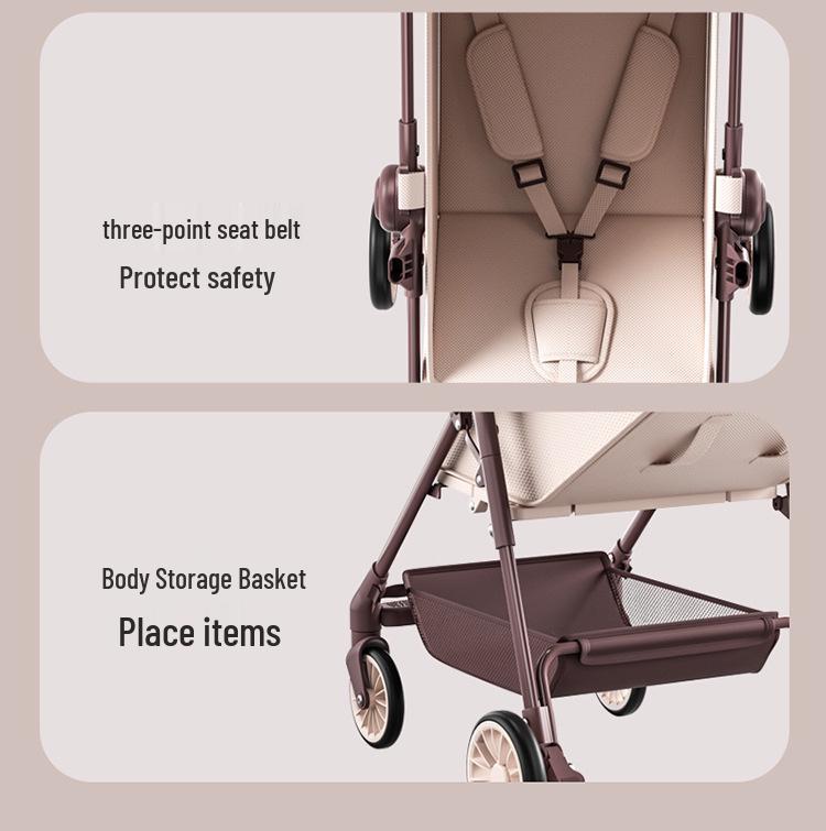 Ultraleichter tragbarer Reisebuggy für Kinder - Faltbar, kompakt, kostenloser Versand