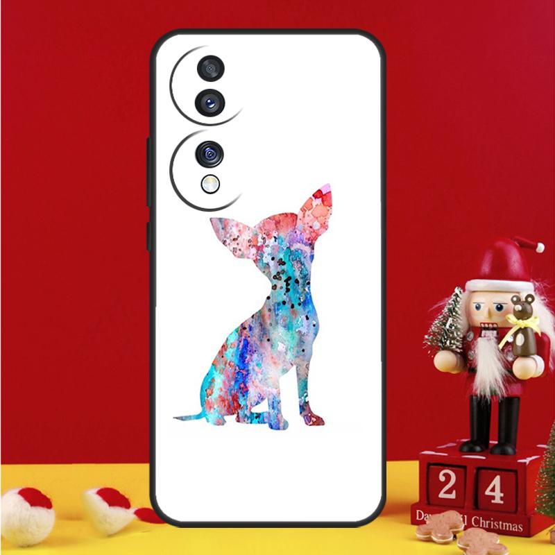 Chihuahua Face Floral Dog Case For Honor Magic 8 5 6 7 Lite Honor Win X9b X9c X9a X8c X8b 50 70 90 200 400 Pro Cover
