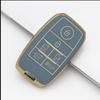 Soft TPU Car Key Case Frame with 6 Buttons for KIA Sorento Sedona 2020- Grand Carnival 2019- Keychain Fob Case Accessories