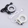 Microscope Led Ring Light Illuminator Lamp For Microscope Circle Light Industrial Microscope Camera Light Source Eu Plug