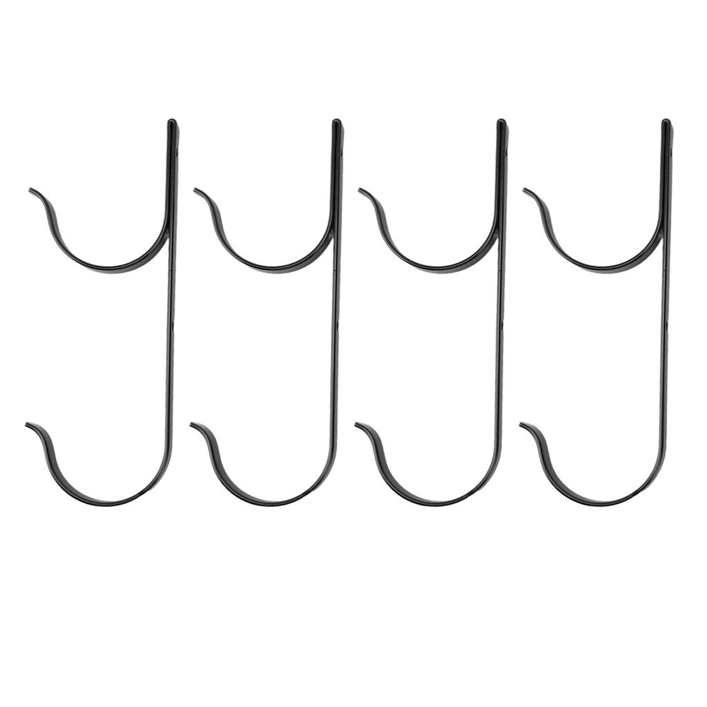 4 Sets Pool Pole Hanger Professional Aluminium Alloy Pool Holder Hook for Poles Brushes Vacuum Hoses Garden Tools