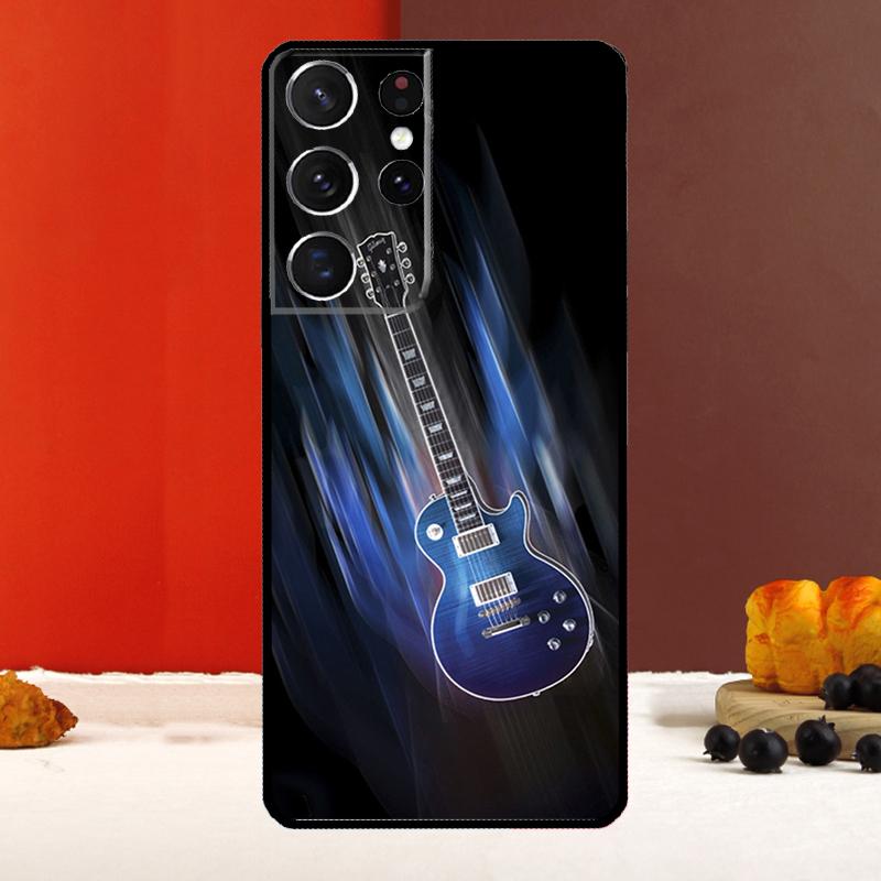 Guitar Music Case For Samsung Galaxy S23 S20 FE S21 FE S22 Ultra S8 S9 S10 Plus Note 10 Note 20 Ultra Cover