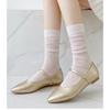 Made in Korea Ribbed Crew Socks 5-Pack