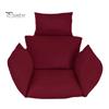 Egg Chair Cushion Swing Chair Cushion with Headrest Washable Hanging Basket Seat Cushion Replacement for Patio Garden Egg Chair