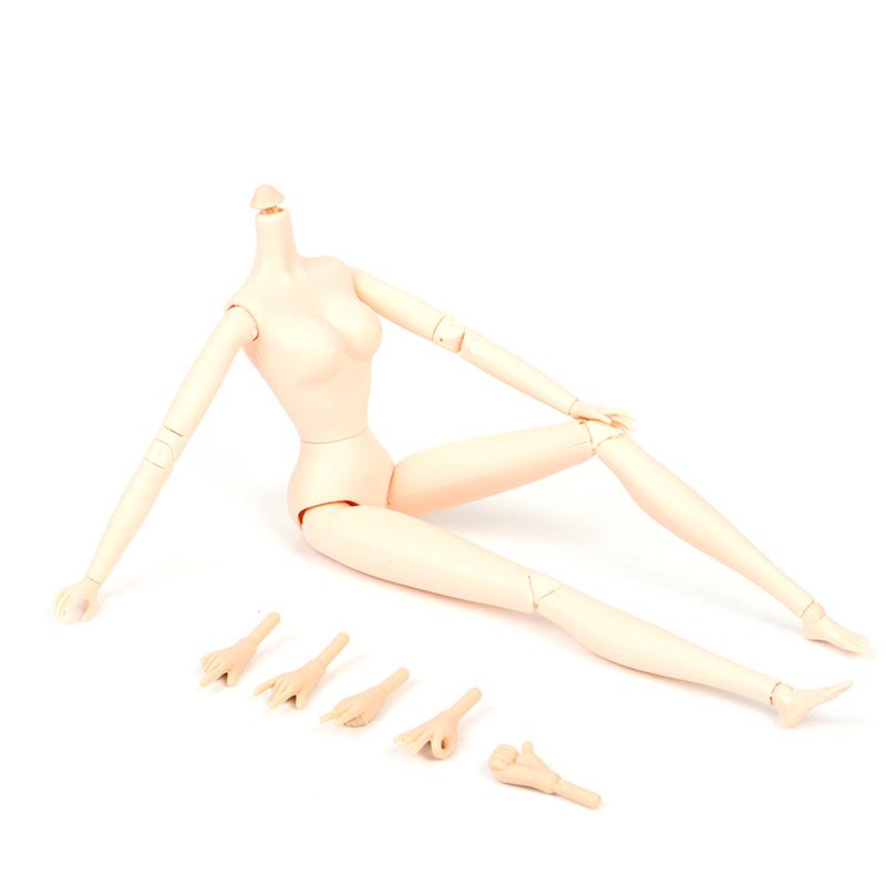 28cm heigh Ball Joints Naked Body for 30cm Doll 28 Joints Moveable Female Body Girl Toys for Children New Arrival