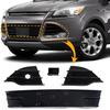 Fog Light Grill Cover Frame Lamp Shade Under Front Bumper for Ford Escape/Kuga 2013 2014 2015 2016 DV45-17K947-A DV45-17K946-A DV45-17K945-B (Grille