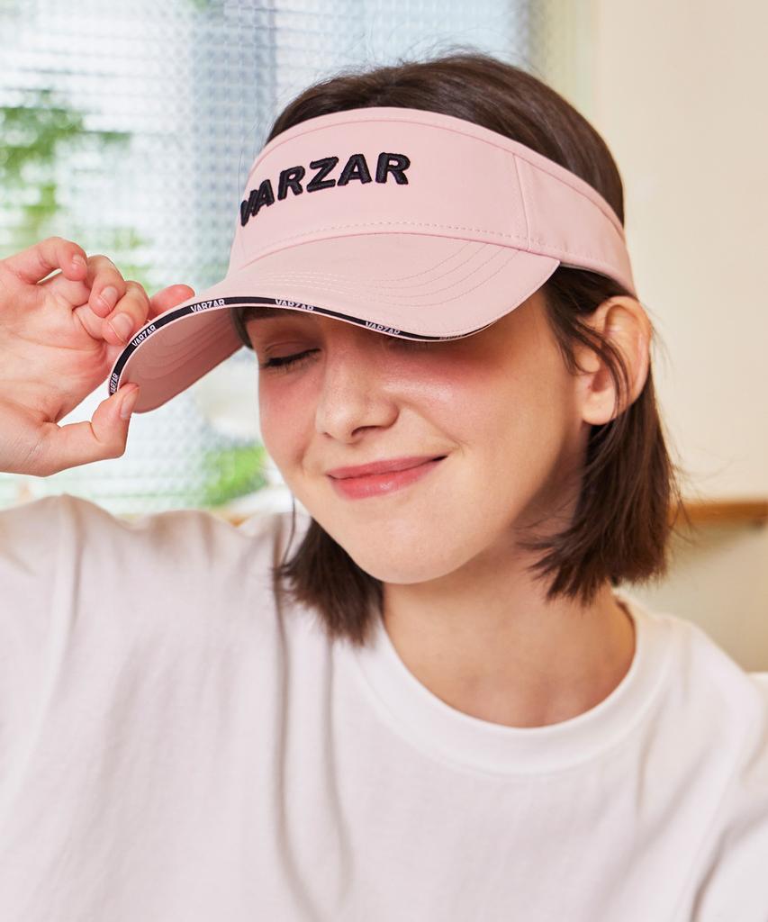 Bajal Sandwich Visor Sun Cap Pink