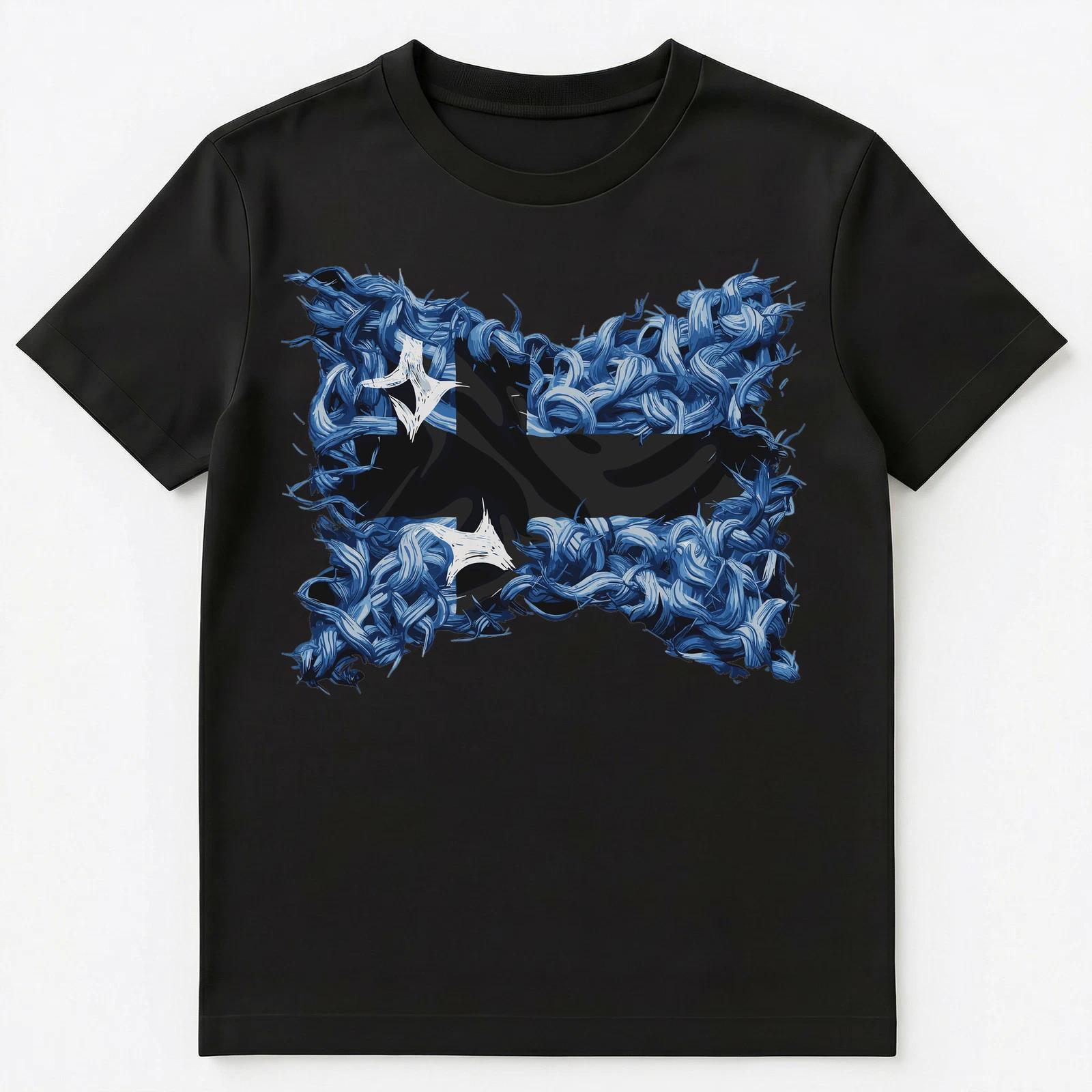 

Colorful Paint Splash Estonia Flag Art Graphic Unisex T-Shirt M