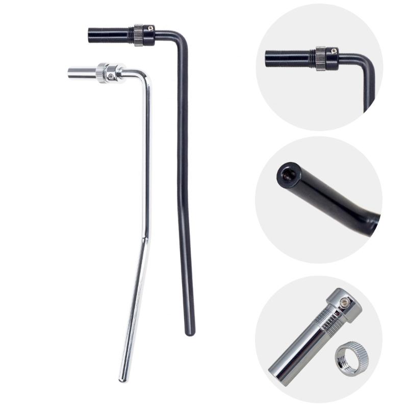 9mm Doppeltes Tremolo-Arm, Tremolo-Stange, Whammy Bar für Elektrische Gitarren-Tremolosysteme Ersatzteile für Elektrische Gitarren
