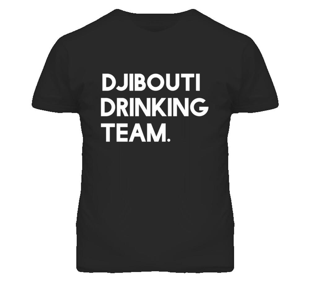 

Djibouti Drinking Team Countries T Shirt Mens Womens Tees Top 4XL