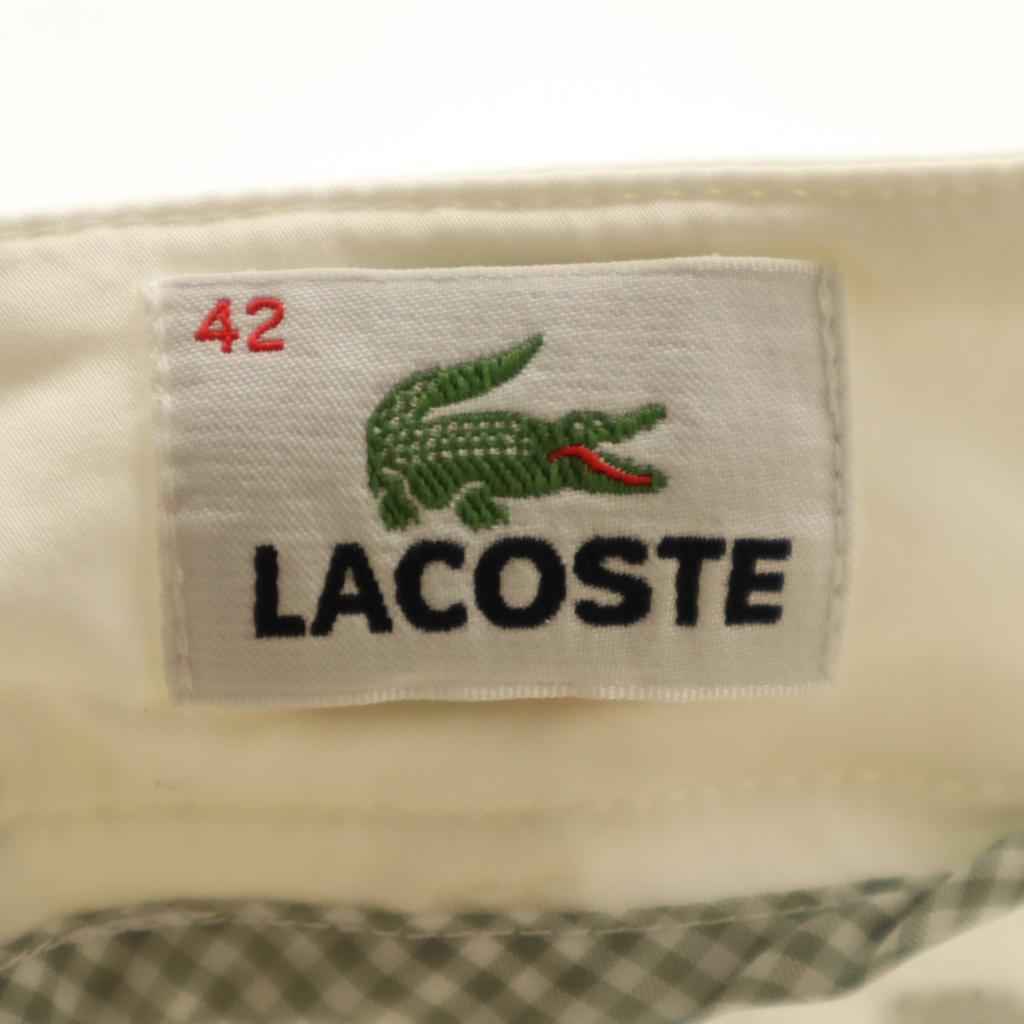 LACOSTE Cropped pants 42 off white Women Used